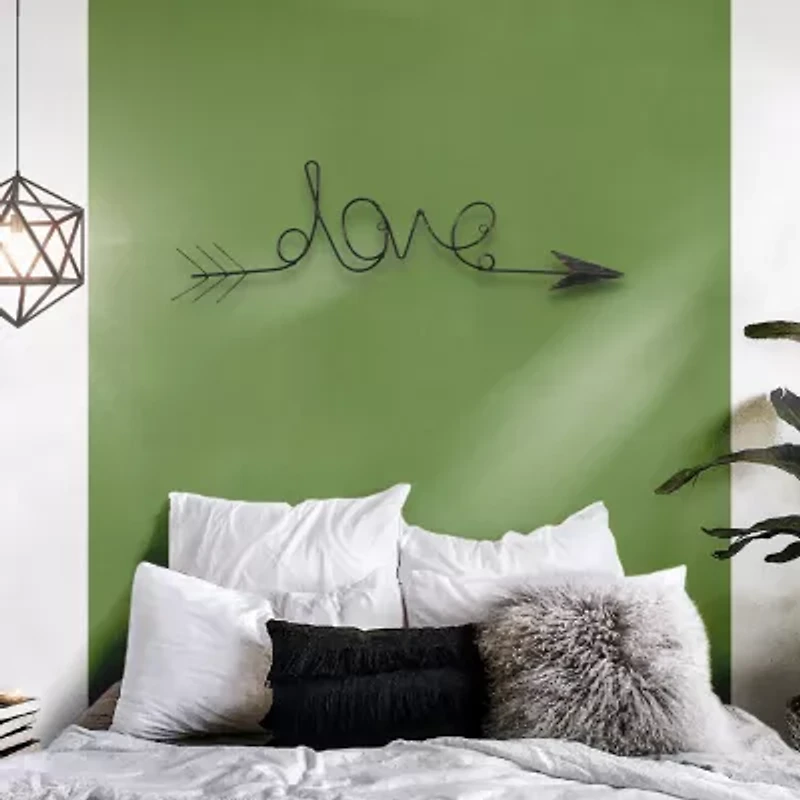 Cheungs Left To Right "Love" Arrow Metal Wall Art