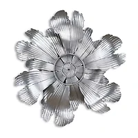 Cheungs Galvanized Flower Metal Wall Art
