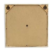 Vita Framed Elegant Flower Metal Wall Art