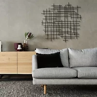 Iquara Small Abstract Metal Wall Art