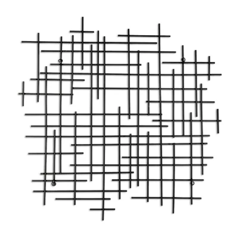 Iquara Small Abstract Metal Wall Art