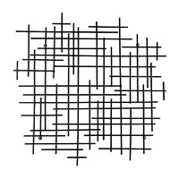 Iquara Small Abstract Metal Wall Art