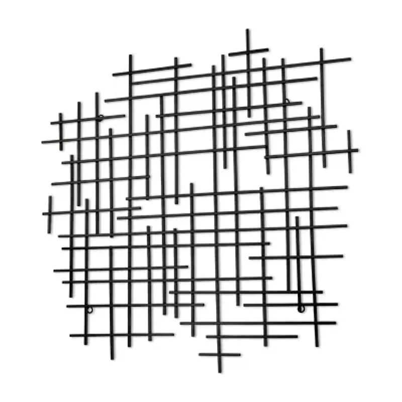 Iquara Small Abstract Metal Wall Art