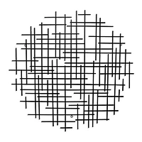 Iquara Large Round Metal Wall Art
