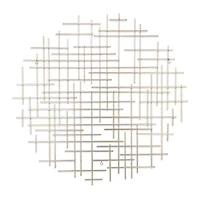 Iquara Large Round Metal Wall Art