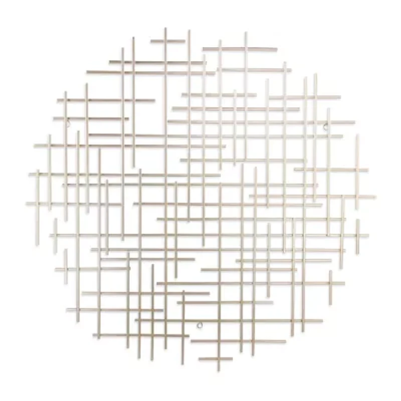 Iquara Large Round Metal Wall Art