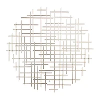 Iquara Large Round Metal Wall Art