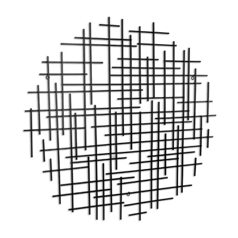 Iquara Large Round Metal Wall Art