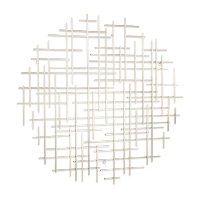 Iquara Large Round Metal Wall Art