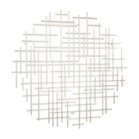 Iquara Large Round Metal Wall Art