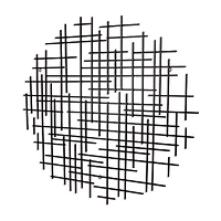 Iquara Large Round Metal Wall Art