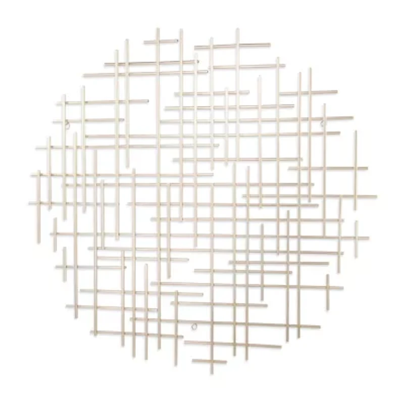 Iquara Large Round Metal Wall Art