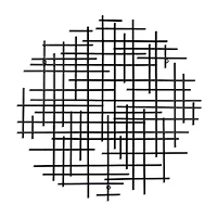 Iquara Small Round Metal Wall Art