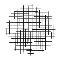 Iquara Small Round Metal Wall Art
