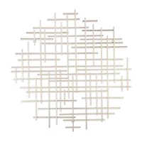 Iquara Small Round Metal Wall Art