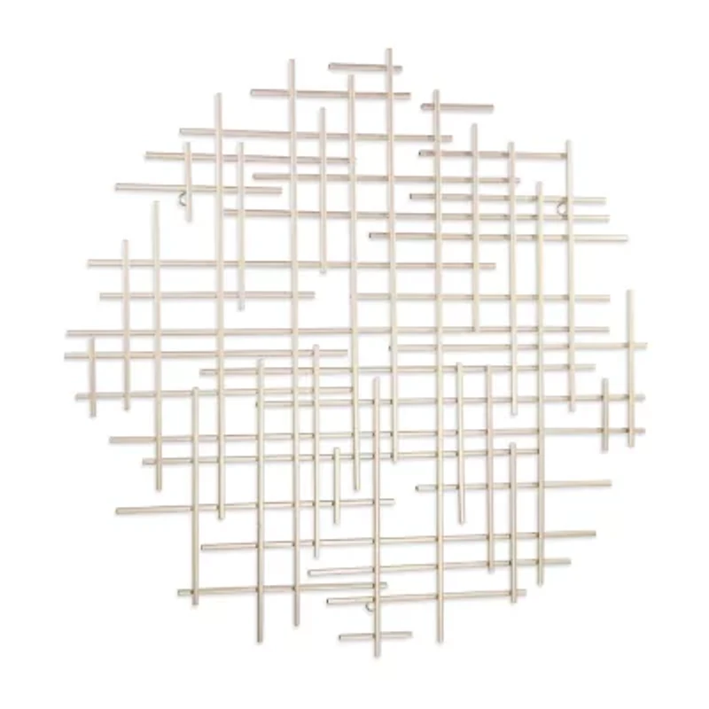 Iquara Small Round Metal Wall Art