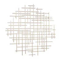 Iquara Small Round Metal Wall Art