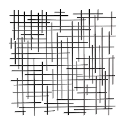Iquara Large Square Metal Wall Art