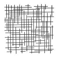 Iquara Large Square Metal Wall Art