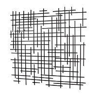 Iquara Large Square Metal Wall Art