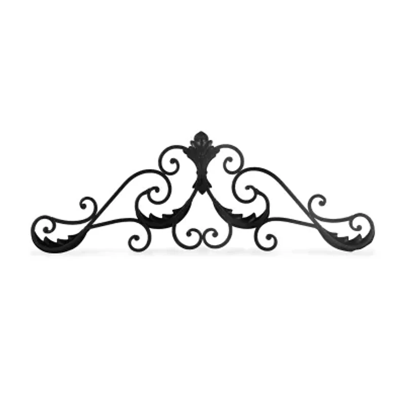 Cheungs 32" Horizontal  Décor With Overlapping Wave Accents Metal Wall Art