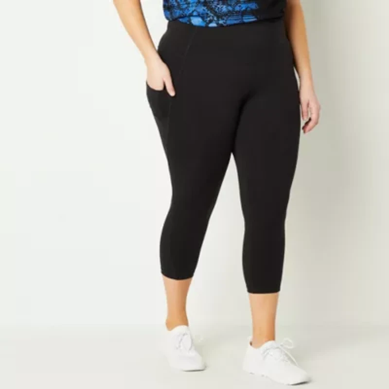 Xersion EverUltra Womens High Rise Quick Dry Plus Cropped Legging