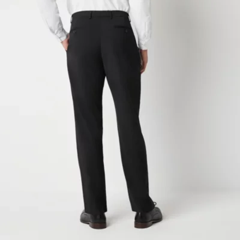 Collection By Michael Strahan Mens Windowpane Modern Fit Flat Front Suit Pant