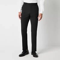Collection By Michael Strahan Mens Windowpane Modern Fit Flat Front Suit Pant