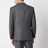 Collection By Michael Strahan Sharkskin Mens Modern Fit Suit Jacket