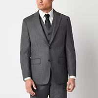 Collection By Michael Strahan Sharkskin Mens Modern Fit Suit Jacket