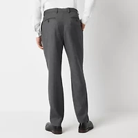 Collection By Michael Strahan Sharkskin Mens Modern Fit Flat Front Suit Pant
