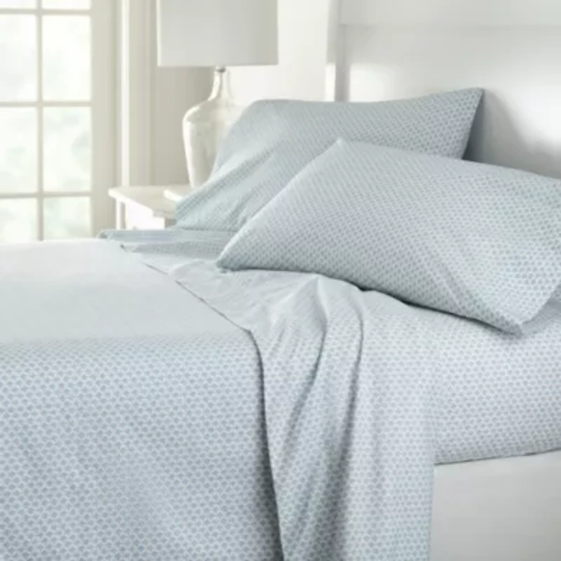 Home Expressions Cool and Crisp Cotton Percale Sheet Set