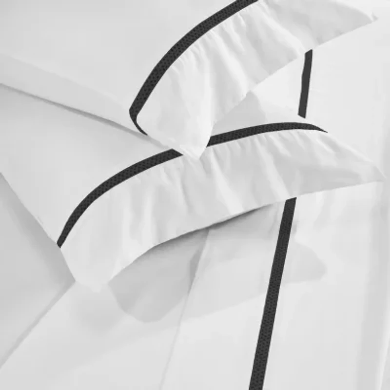 SUPERIOR® Riverton Cotton Cross Stitch Embroidery 320tc Deep Pocket Sheet Set