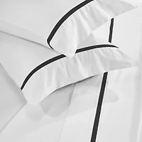 SUPERIOR® Riverton Cotton Cross Stitch Embroidery 320tc Deep Pocket Sheet Set