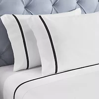 SUPERIOR® Riverton Cotton Cross Stitch Embroidery 320tc Deep Pocket Sheet Set