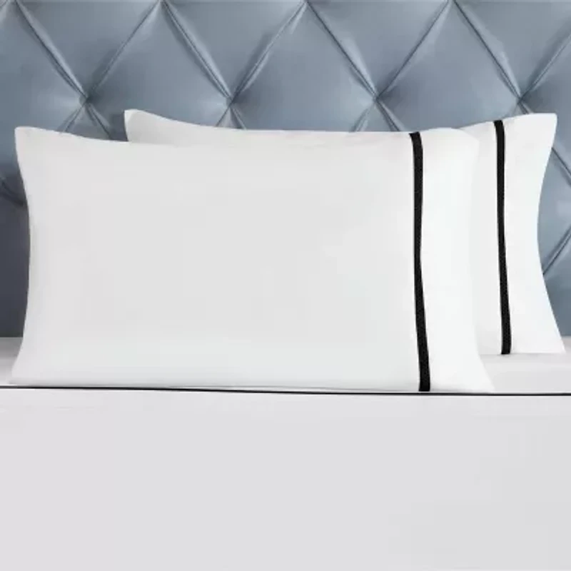 SUPERIOR® Riverton Cotton Cross Stitch Embroidery 320tc Deep Pocket Sheet Set