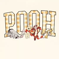 Hundred Acre Woods Baby Tee Womens Juniors Crew Neck Short Sleeve Fitted Winnie The Pooh Graphic T-Shirt