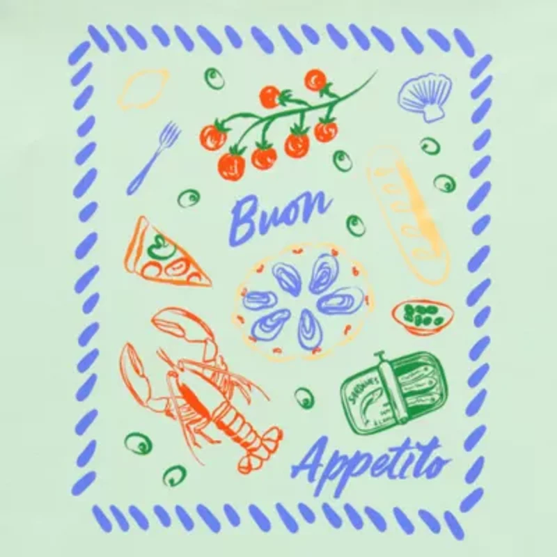 Destination Lobster Womens Juniors Crew Neck Short Sleeve Oversized Graphic T-Shirt