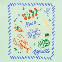 Destination Lobster Womens Juniors Crew Neck Short Sleeve Oversized Graphic T-Shirt