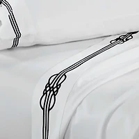 SUPERIOR® Moonlawn Cotton Elegant Embroidery 320tc Deep Pocket Sheet Set