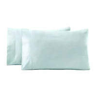 SUPERIOR® Solid Cotton Flannel Heavyweight Warm Pillowcase