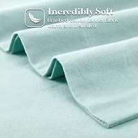 SUPERIOR® Solid Cotton Flannel Heavyweight Warm Pillowcase