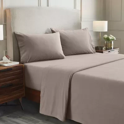 SUPERIOR® Rome Cotton Flannel Solid Warm Deep Pocket Sheet Set