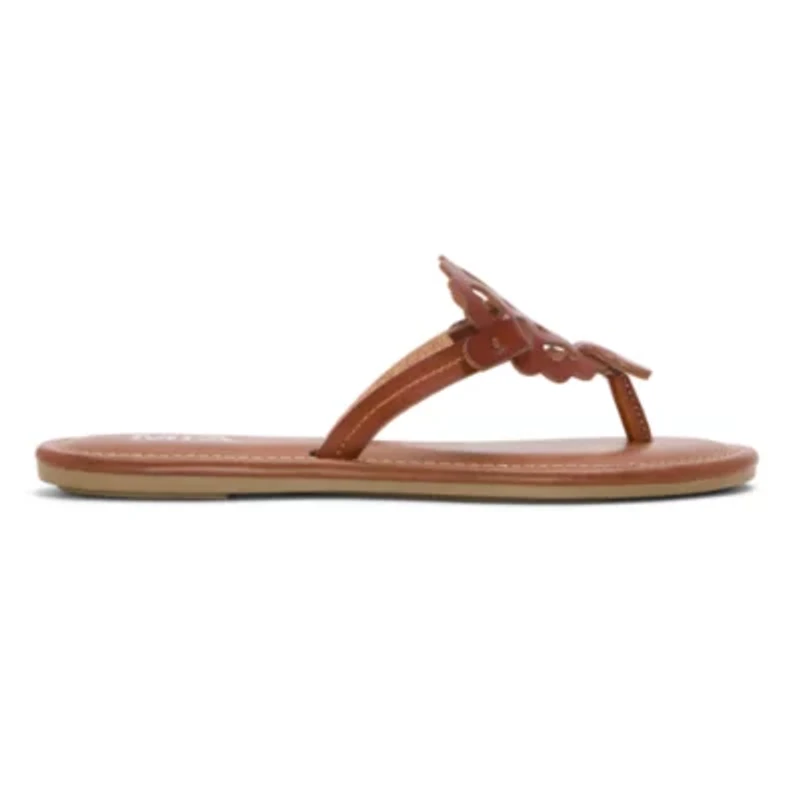 Mia Girl Womens Neutrals Flip-Flops