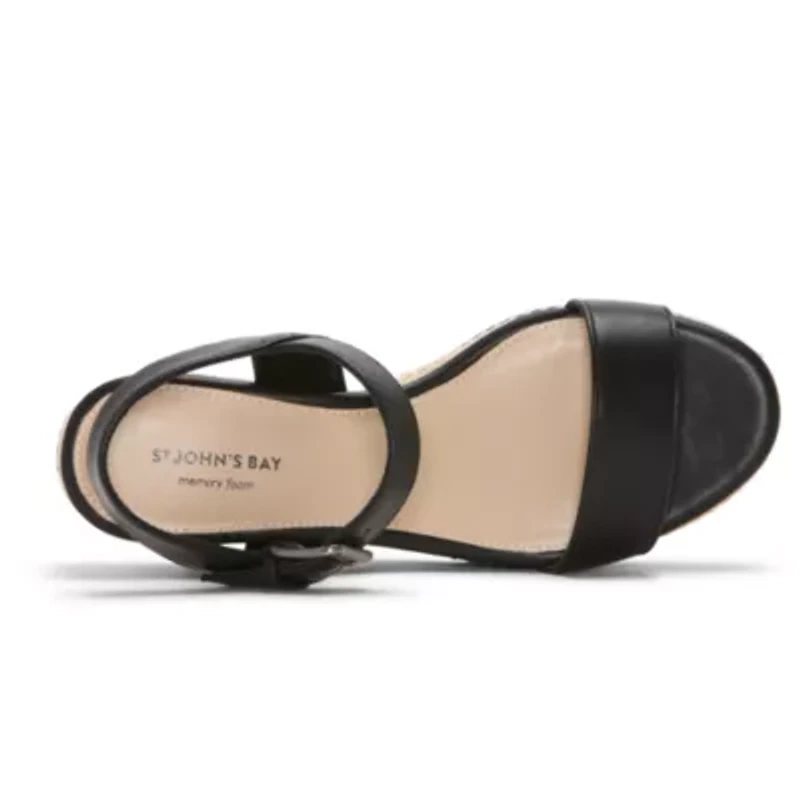 St. John's Bay Womens Harold Wedge Sandals
