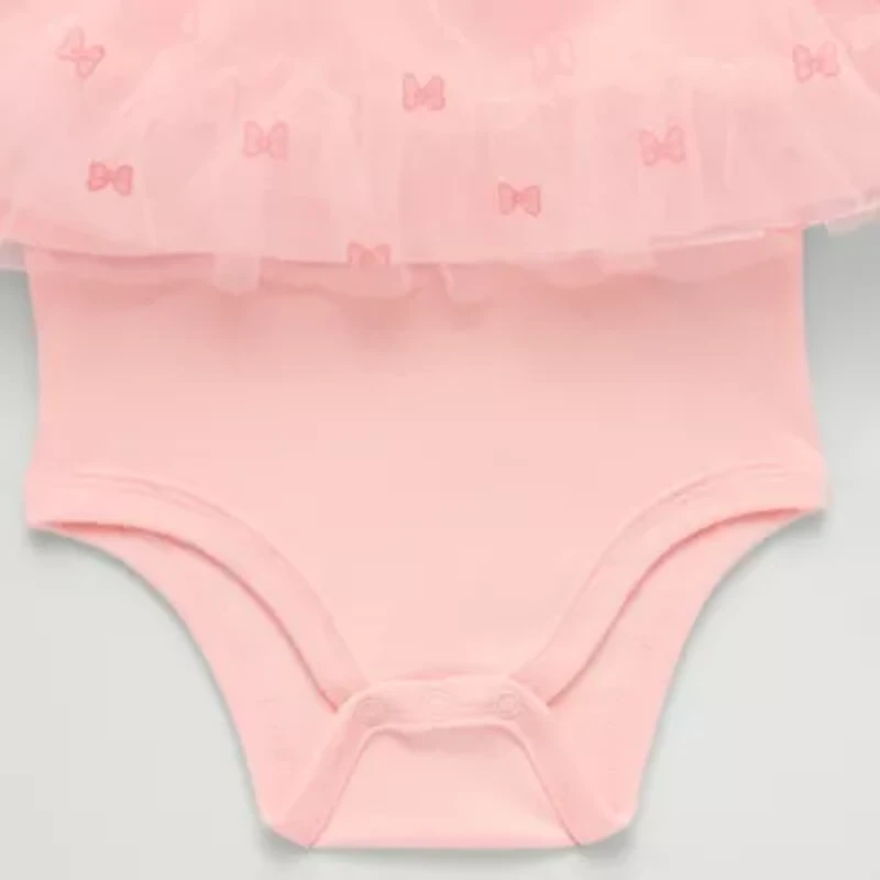 Disney Baby Girls Short Sleeve Minnie Mouse A-Line Dress