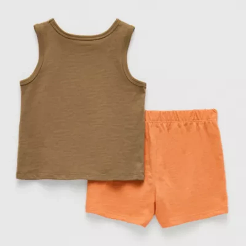 Okie Dokie Baby Boys 2-pc. Short Set