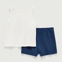 Okie Dokie Baby Boys 2-pc. Short Set