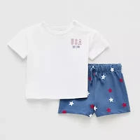 Okie Dokie Baby Boys Short Set