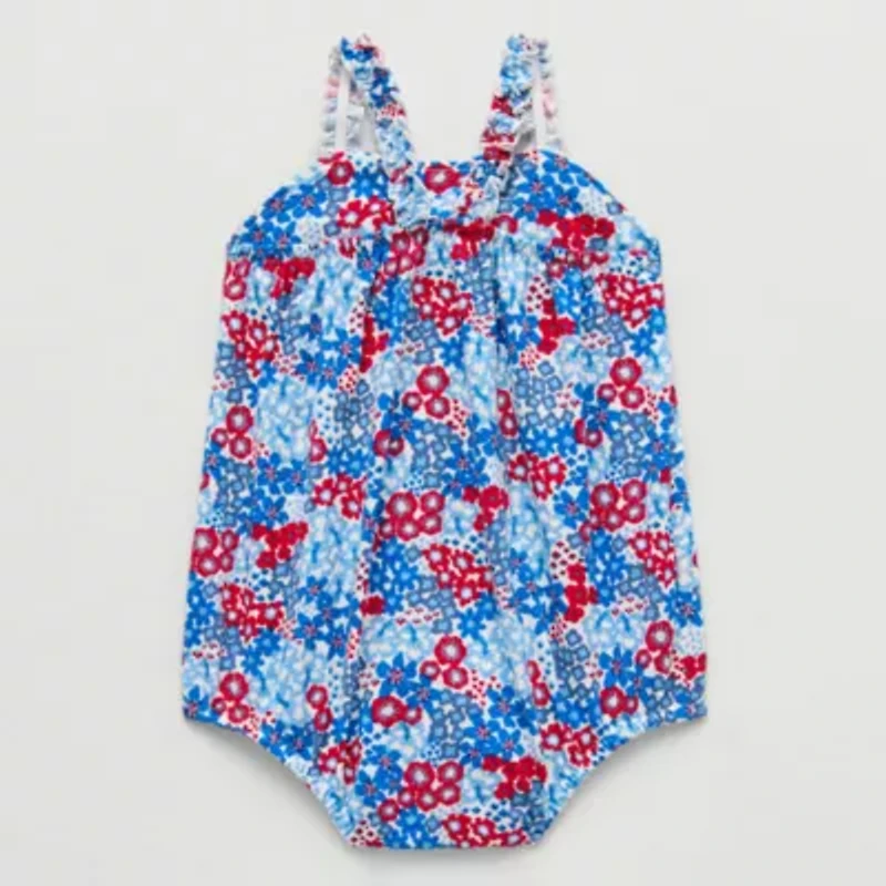 Okie Dokie Baby Girls Sleeveless Romper